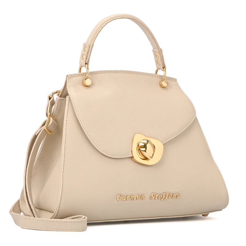 Carmen Steffens Geometric Bag Off-White